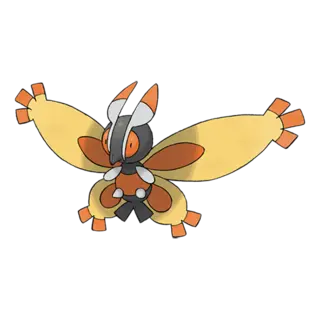 Mothim official artwork