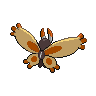 Mothim back-facing sprite from Pokémon Black 2