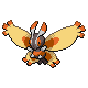 Mothim front-facing sprite from Pokémon Pearl