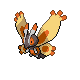Mothim front-facing sprite from Pokémon SoulSilver