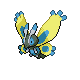 Mothim shiny front-facing sprite from Pokémon SoulSilver