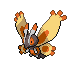 Mothim front-facing sprite from Pokémon Platinum