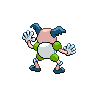 Mr. Mime shiny back-facing sprite from Pokémon White 2