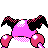 Mr. Mime back-facing sprite from Pokémon Silver