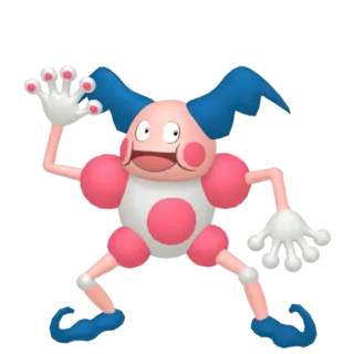 Mr. Mime front-facing sprite from Pokémon Scarlet
