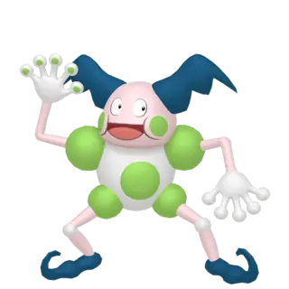 Mr. Mime shiny front-facing sprite from Pokémon Scarlet