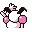 Mr. Mime back-facing sprite from Pokémon Red