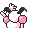 Mr. Mime back-facing sprite from Pokémon Yellow