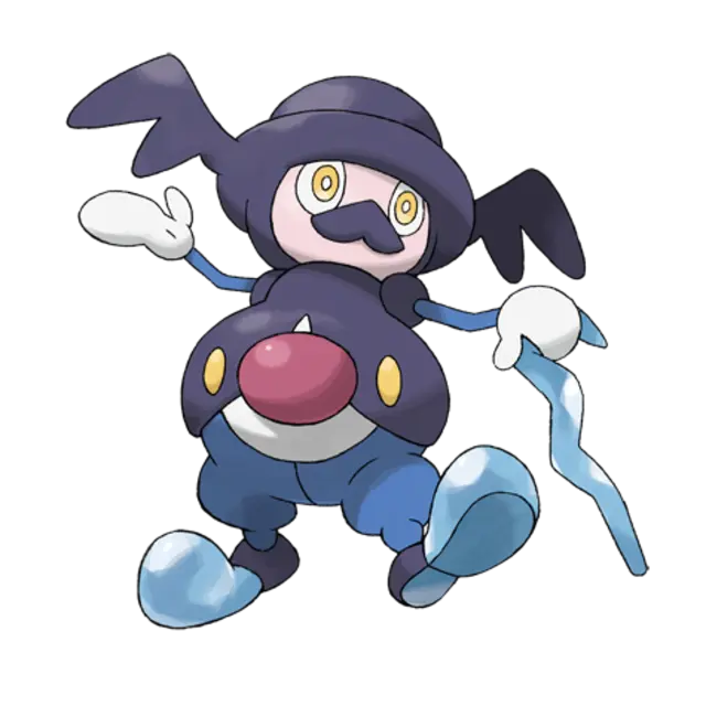 Mr. Rime, the Comedian Pokémon — Ice/Psychic-type Pokémon official artwork