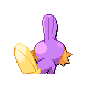 Mudkip shiny back-facing sprite from Pokémon Pearl