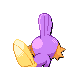 Mudkip shiny back-facing sprite from Pokémon Platinum