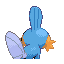 Mudkip back-facing sprite from Pokémon Ruby