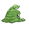 Muk shiny back-facing sprite from Pokémon Black 2