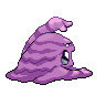 Muk back-facing sprite from Pokémon White