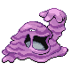 Muk front-facing sprite from Pokémon Diamond