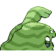 Muk shiny back-facing sprite from Pokémon Diamond