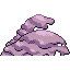 Muk back-facing sprite from Pokémon FireRed