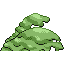 Muk shiny back-facing sprite from Pokémon FireRed