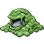 Muk shiny front-facing sprite from Pokémon FireRed