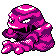 Muk front-facing sprite from Pokémon Gold
