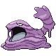 Muk front-facing sprite from Pokémon HeartGold