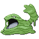Muk shiny front-facing sprite from Pokémon HeartGold