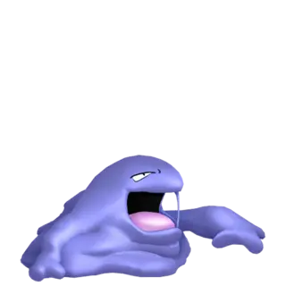 Muk front-facing sprite from Pokémon Scarlet/Violet: The Indigo Disk