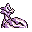 Muk back-facing sprite from Pokémon Blue