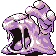 Muk front-facing sprite from Pokémon Blue