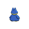 Munchlax shiny back-facing sprite from Pokémon White 2