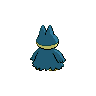 Munchlax back-facing sprite from Pokémon Black