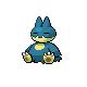 Munchlax front-facing sprite from Pokémon Pearl