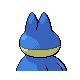 Munchlax shiny back-facing sprite from Pokémon SoulSilver