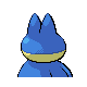 Munchlax shiny back-facing sprite from Pokémon Platinum