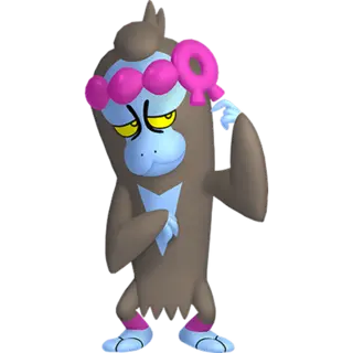 Munkidori shiny front-facing sprite from Pokémon Violet