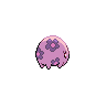 Munna back-facing sprite from Pokémon Black