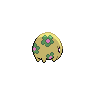 Munna shiny back-facing sprite from Pokémon Black