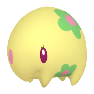 Munna shiny front-facing sprite from Mega Dimension