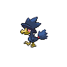 Murkrow front-facing sprite from Pokémon Black