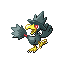Murkrow front-facing sprite from Pokémon Emerald