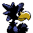 Murkrow back-facing sprite from Pokémon Gold