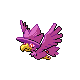 Murkrow shiny front-facing sprite from Pokémon HeartGold