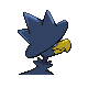 Murkrow back-facing sprite from Pokémon Platinum