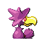 Murkrow shiny back-facing sprite from Pokémon Sapphire