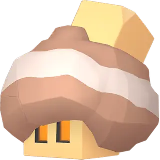 Nacli shiny front-facing sprite from Pokémon Scarlet