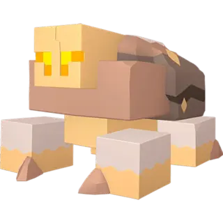 Naclstack shiny front-facing sprite from Mega Dimension