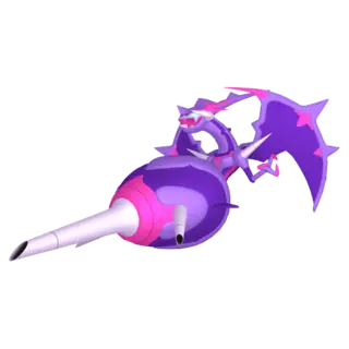 Naganadel front-facing sprite from Pokémon Ultra Moon