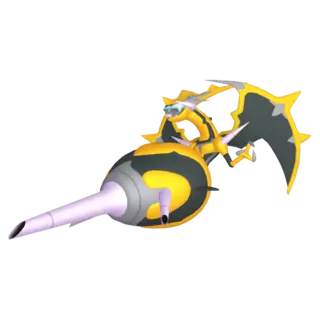 Naganadel shiny front-facing sprite from Pokémon Ultra Moon