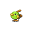 Natu shiny front-facing sprite from Pokémon Emerald