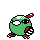 Natu front-facing sprite from Pokémon Silver